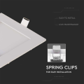 Oprawa sufitowa downlight LED 6W - VT-607SQ-N