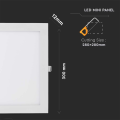 Oprawa sufitowa downlight LED 36W - VT-3107SQ-N