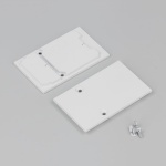 Zaślepka biała do profilu aluminiowego LED COMBO30-01A - metalowa - kpl. 2 szt.