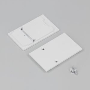 Zaślepka biała do profilu aluminiowego LED COMBO30-01A - metalowa - kpl. 2 szt.