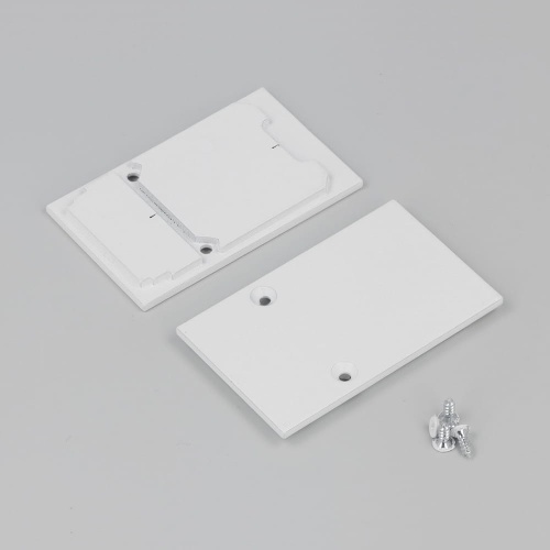 Zaślepka biała do profilu aluminiowego LED COMBO30-01A - metalowa - kpl. 2 szt.