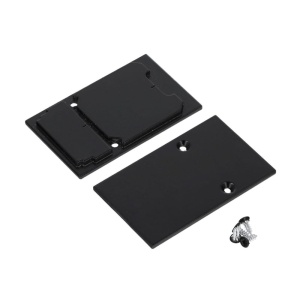 Zaślepka czarna do profilu aluminiowego LED COMBO30-01A - metalowa - kpl. 2 szt.