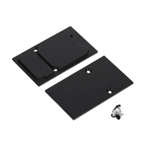 Zaślepka czarna do profilu aluminiowego LED COMBO30-01A - metalowa - kpl. 2 szt.