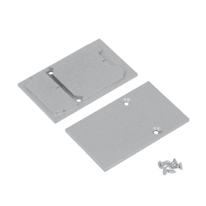 Zaślepka srebrna do profilu aluminiowego LED COMBO30-01A - metalowa - kpl. 2 szt.