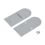 Zaślepka srebrna do profilu aluminiowego LED COMBO30-01A-D9 - metalowa - kpl. 2 szt.