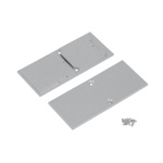 Zaślepka srebrna do profilu aluminiowego LED COMBO30-01A-E9 - metalowa - kpl. 2 szt.
