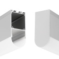 Uzupełniający profil aluminiowy COMBO30-02 i profil aluminiowy LED COMBO30-01 - anodowany - realizacja