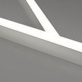 Uzupełniający profil aluminiowy COMBO30-02 i profil aluminiowy LED COMBO30-01 - anodowany - realizacja