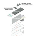 Uzupełniający profil aluminiowy COMBO30-02 - biały malowany - 1mb - schemat montażowy