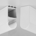 Uzupełniający profil aluminiowy COMBO30-02 i bazowy profil aluminiowy LED COMBO30-01 - biały malowany - 1mb
