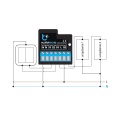 Bezprzewodowy podwójny włącznik oświetlenia WiFi- 230V/10A - SwitchBoxD  - schemat instalacji