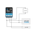 Ściemniacz LED - Android/ Windows Wi-Fi - Mono - 12/24V DC 5A - wLightboxS - Schemat instalacji