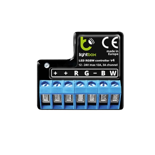 Sterownik LED Bluetooth - RGB+W - Android / iOS - LightBox - 4x3A 12-24V