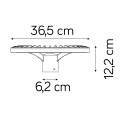 Lampa parkowa LED z słupem 44W 4000K - STER STR-2500