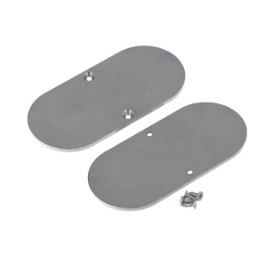 Zaślepka surowa do profilu aluminiowego LED NAMI23-D9 - metalowa - kpl. 2 szt. 