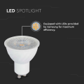 Żarówka LED GU10 6W biała zimna 6500K 445lm 110° - ściemnialna - VT-247D