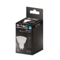 Żarówka LED GU10 6W biała zimna 6500K 445lm 110° - ściemnialna - VT-247D