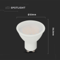 Żarówka LED GU10 10W biała ciepła 3000K 1000lm - VT-271