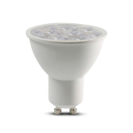 Żarówka LED GU10 6W biała ciepła 3000K 445lm 10° - VT-249 