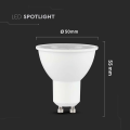 Żarówka LED GU10 7.5W biała neutralna 4000K 610lm 38° - VT-291