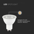 Żarówka LED GU10 7.5W biała zimna 6500K 610lm 38° - VT-291