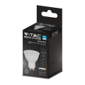 Żarówka LED GU10 6W biała zimna 6500K 445lm 38° - ściemnialna - VT-227D