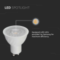 Żarówka LED GU10 6W biała neutralna 4000K 445lm 38° - VT-227