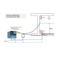 Sterownik ogrzewania - inteligentny termostat - thermoBox - 16A 230V - Blebox - schemat podłączeni mat grzewczych