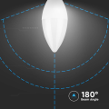 Żarówka LED E14 C30 4.5W biała zimna 6500K - VT-226