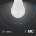 Żarówka LED E27 A60 12W biała zimna 6400K - ściemnialna - VT-262D