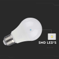 Żarówka LED E27 A60 12W biała zimna 6400K - ściemnialna - VT-262D