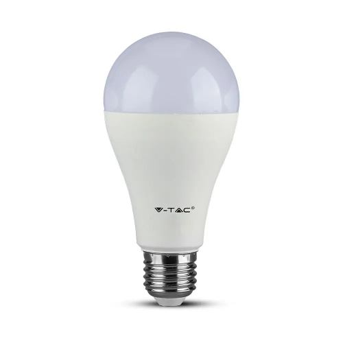 Żarówka LED E27 A65 17W biała neutralna 4000K - ściemnialna - VT-217D