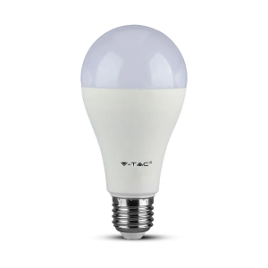 Żarówka LED E27 A65 17W biała zimna 6400K -  ściemnialna - VT-217D 