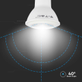 Żarówka LED E27 PAR20 5.8W biała zimna 6500K - VT-220
