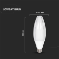 Żarówka LED E40 60W biała zimna 6500K - VT-260