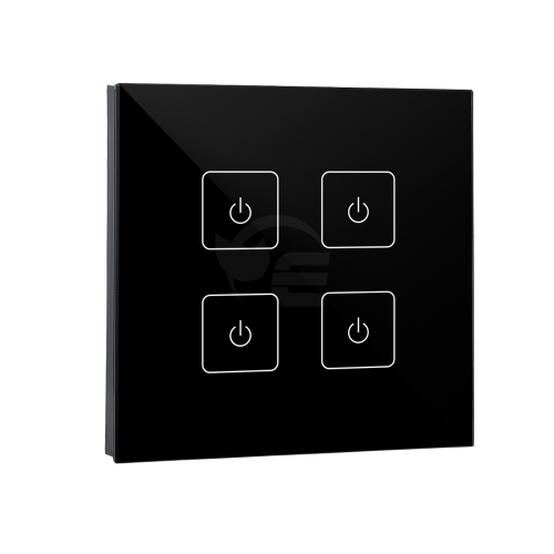 Panel LED naścienny - Mono - 4 strefowy - 230VAC - EDS-2805T2-B