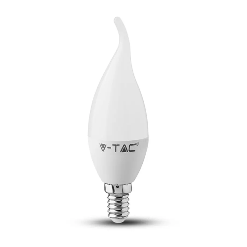 Żarówka LED E14 C37 4W biała ciepła 2700K - VT-1818TP