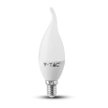 Żarówka LED E14 C37 4W biała neutralna 4000K - VT-1818TP