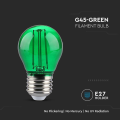 Żarówka LED dekoracyjna E27 G45 Filament 2W zielona - VT-2132-G