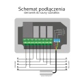 Sterownik do saun WiFi - 230V 3x16A 11kW - SaunaBox - Blebox - schemat instalacji trójfazowy