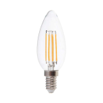 Żarówka LED dekoracyjna E14 C30 6W 3000K Filament - VT-2127