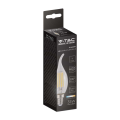 Żarówka LED dekoracyjna E14 C30 4W 3000K Filament - VT-1997