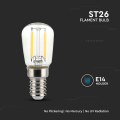 Żarówka LED dekoracyjna E14 ST26 2W 3000K Filament - VT-1952