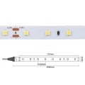 Taśma LED 320 SMD 2835 24V 6.4W 162lm/W neutralna 4000K - sekcja cięcia