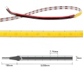 Taśma LED COB Slim 5mm 504 chips 12V 6W 116lm/W neutralna 4000K - hermetyczna IP54 - sekcja cięcia
