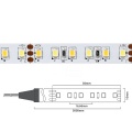 Taśma LED CCT 600 SMD 2835 12V 22W 92lm/W (2700K-6500K) - sekcja cięcia