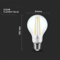 Żarówka LED dekoracyjna E27 A60 12W 4000K Filament - VT-2133