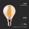 Żarówka LED dekoracyjna E14 P45 4W 2200K Filament - VT-1953