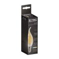 Żarówka LED dekoracyjna E14 C30 4W 2200K Filament - VT-1949