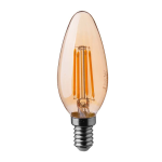 Żarówka LED dekoracyjna E14 C30 4W 2200K Filament - VT-1955
